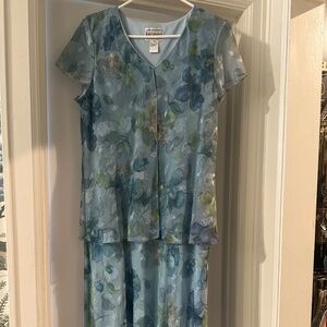 Layered Floral Dress